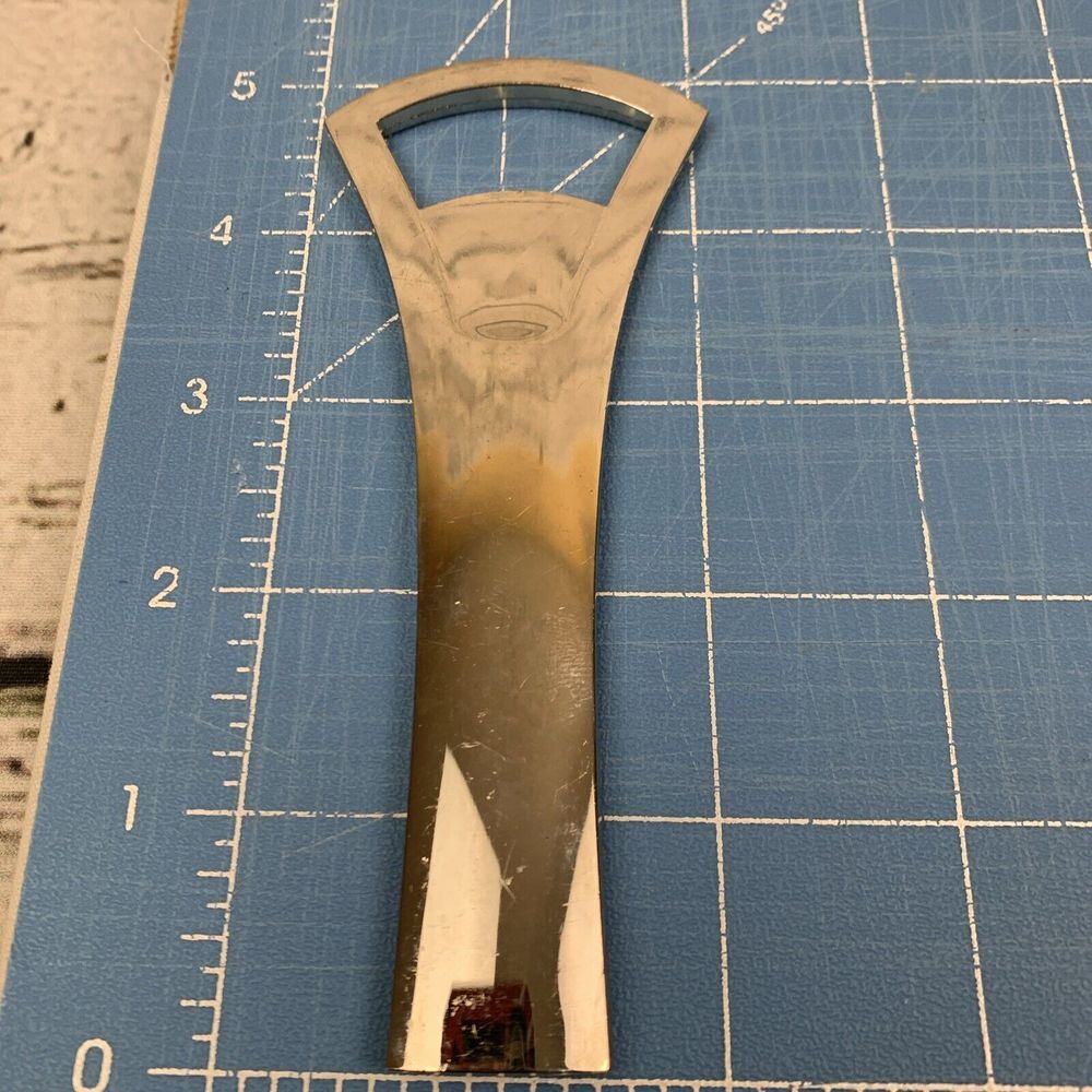 Plated‎ "Chrome" Bottle Opener Mirror Finish Stamped - Picture 3 of 4